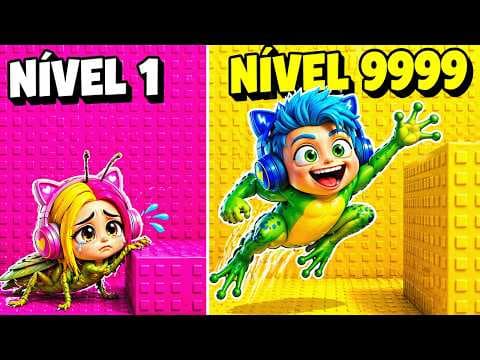 JOGAMOS a TORRE TROLL 🦗 de PULAR 🐸 para EVOLUIR no ROBLOX