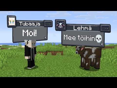 Minecraft Mutta Voin PUHUA Mobeille! w/Tubettajat