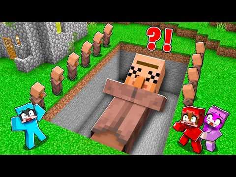 Descubrí el SECRETO del ALDEANO ENTERRADO en Minecraft...