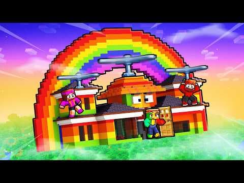 Ma MAISON est DEVENU un AVION sur Minecraft !