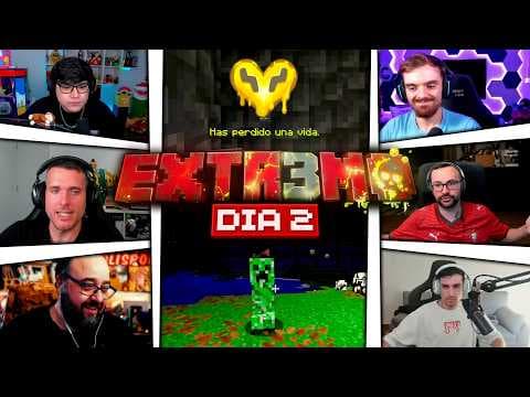 TODAS LAS MUERTES DEL DIA 2 | MINECRAFT EXTREMO 3 | KARMA PLUS